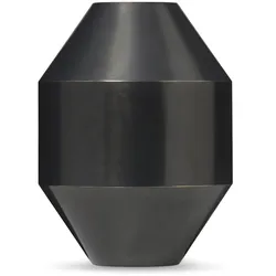 Fredericia Hydro Vase, H 30 cm, messing schwarz oxidiert