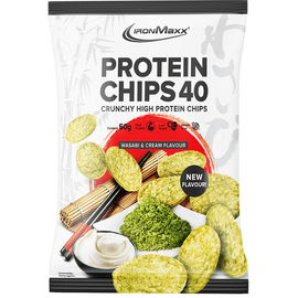 Ironmaxx Protein Chips 40 Hot Chilli 50 g