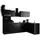 Respekta Winkelküche L-Form 280 x 172 cm Grau Schwarz