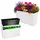 Kadax Blumenkasten 19 x 56,2 x 36,3 cm Weiß