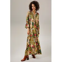 Aniston CASUAL Maxikleid mit farbenfrohem Blumen- und Paisley-Druck