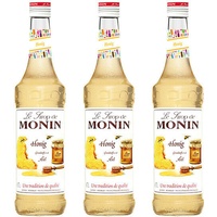 Monin Sirup Honig, 0,7L, 3er Pack