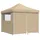 vidaXL Faltpavillon 2,92 x 2,92 m inkl. 4 Seitenteile Beige