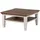 MASSIVMOEBEL24.DE Toulouse Weiß Mangoholz 85 x 85 x 45 cm