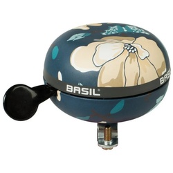 Basil Fahrradklingel Ding-Dong Glocke Magnolia teal blue, Ø 80mm blau