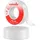 POPPSTAR Teflonband DVGW 12m x 12mm x 0,1mm (60g/m2 FRp für Feingewinde, Trinkwassergeeignet), 1 Rolle