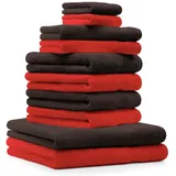 Betz Classic Handtuchset 10-tlg. rot