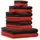Betz Classic Handtuchset 10-tlg. rot