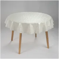 Laro runde 140 cm Wachstuchtischdecke wachstischdecke abwashbar PVC tischdecke