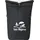Hellweg Druckerei Huuraa Kurierrucksack Isla Mujeres Inselmotiv Mexiko 30-44 Liter Black Melange Fairtrade Rolltop Rucksack Geschenkidee - Schwarz