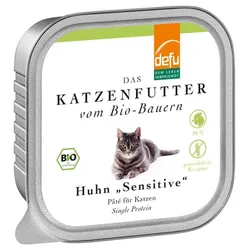 defu Nassfutter Katze Huhn Sensitive bio 100g