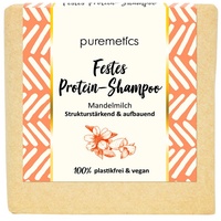 puremetics Festes Protein-Shampoo Mandelmilch
