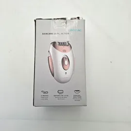 Cecotec Kabelloser Epilierer Bamba SkinCare Depil-action. Lithiumbatterie, 40 Minuten Akkulaufzeit, Wasserdicht, Austauschbare Köpfe, 2 Geschwindigkeitseinstellungen, Kabelloser Modus