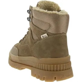 Rieker W2176-64 Schnürstiefel Synthetik Damen in beige - Gr. 38