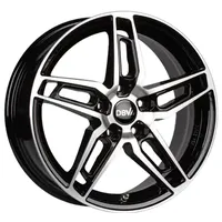 DBV 5DS 005 6,5 x 16 5 x 112 ET38 Schwarz Glänzend Poliert