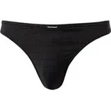 Bruno Banani Herren String schwarz Mikrofaser/Funktion unifarben, schwarz, NOS