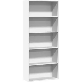 vidaXL Bücherregal 80 x 30 x 189 cm Weiß