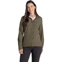Craghoppers Nosilife Pro V Langarmhemd - Wild Olive -