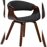 CLP Esszimmerstuhl Foley I Mit Armlehne Und Holzgestell I Küchenstuhl Und Wohnzimmerstuhl