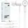 Swissten Earbuds Rainbow YS-D2 Stereo-Headset mit Mikrofon - Weiß