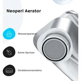 AM.PM Wasserhahn Bad Chrom Waschtischarmatur Bad Armatur Mischbatterie Waschbeckenarmatur Einhebelmischer Badezimmer
