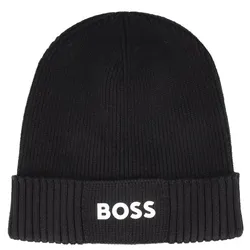 Boss Asic Strickmütze black