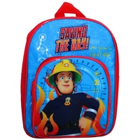 Feuerwehrmann Sam Kinderrucksack Kinder Rucksack Feuerwehrmann Sam 31 x 24 x 11 cm Saving the Day blau