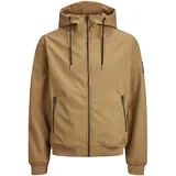 JACK & JONES Herren JJEBASIC Softshell Hood NOOS Kurzjacke, Otter,M