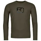 Ortovox Herren 150 Cool Mtn Silhouette Longsleeve (Größe M, oliv)