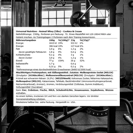 Universal Nutrition Whey Protein Cookies & Cream 2270 g