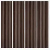 4 x Akustikpaneele aus Holz 240x60cm für Wand und Decke Kover-WG