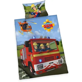 Herding Feuerwehrmann Sam Bettwäsche Größe 40x60 ¦ mehrfarbig ¦ Maße cm 100 H: 1