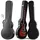 Vevor E-Gitarrenkoffer für 39-Zoll-Les-Paul-Gitarren 108 cm Harschalenkoffer, Gitarrenkoffer aus Holz mit Schloss, Schaumstoffeinlage, Schlüsseln, Zubehörfach, Hartschalen-Formkoffer Schwarz