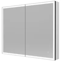 Home Deluxe Led-Spiegel, Schwarz 80 x 60 cm
