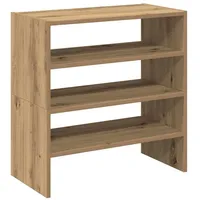 VidaXL Schuhregale 2 Stk. Stapelbar Artisan-Eiche 60x30x30,5 cm