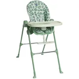 Chicco Polly Essential, Kinderhochstuhl für Babys Von 0 Monaten bis 15 kg, 3 Neigepositionen, 7 Höhenstufen, verstellbarer Fußstütze, Kompakt verstaubar, Modernes Design, Grün