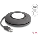 DeLock USB Type-C Aufrollladekabel für Apple Watch 1 m grau,