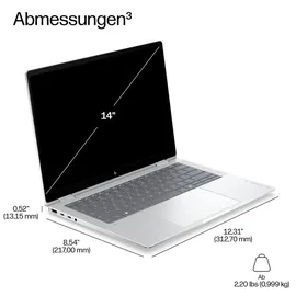 HP EliteBook X G2i 14'' Intel Core Ultra 5 325 32 GB RAM 512 GB SSD Win11 Pro Glacier Silver DL9Z0ET