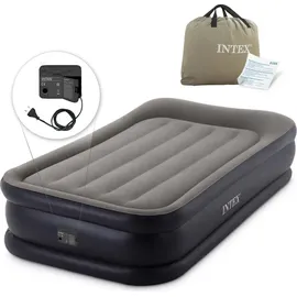 Intex Deluxe Pillow Rest Luftbett Mit Pumpe Gästebett Luftmatratze 191x99x42cm Selbstaufblasend -