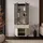 lookway Vitrine AUTUMN 2D2W1S 90 x 40 x 191 cm Beige/Braun