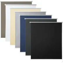 Woltu Verdunkelungsrollo Klemmfix 105 x 140 cm Grau