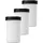 kanister-vertrieb Frischhaltedose transparent 20,0 cm 2,0 l 3-teiliges Set