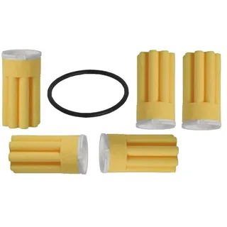 OVENTROP Filtereinsatz Ölfilter Heizung Siku gelb 50 m Dichtung Brenner Sterndichtung