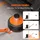 Vevor Wagenheber Gummi/Stahlrohr 5 t beige/orange