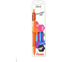 Pentel Kugelschreiber iZee BX470 farbsortiert Schreibfarbe farbsortiert, 4 St.