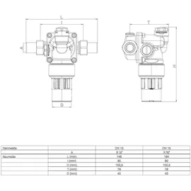 SYR Systemtrenner STBA 100 DN 15