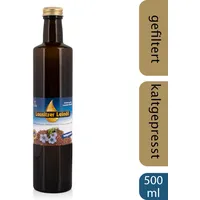 Leinöl - Lausitzer Leinöl (kaltgepresst Speiseleinöl Omega 3), 500ml