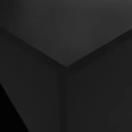 vidaXL Bartisch mit Schrank 115 x 59 x 200 cm Schwarz