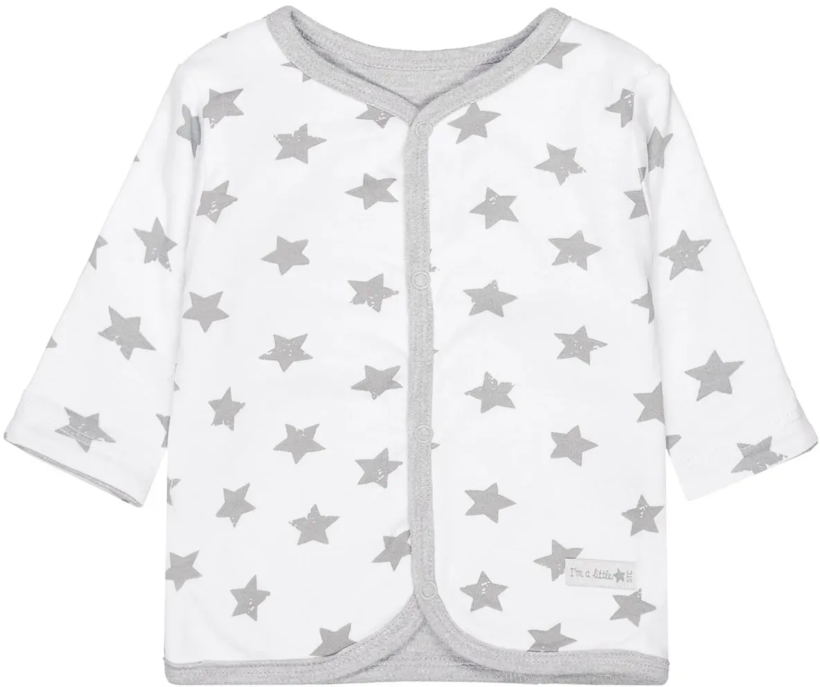 Sweatjacke STACCATO, Mädchen, Gr. 68, grau, Oberstoff: 100% Baumwolle., unifarben, Basic, regular fit, Rundhals, Sweatjacken Sweatjacke, 2 Designs