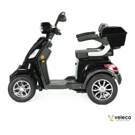 VELECO Faster Elektromobil 4-Rad schwarz